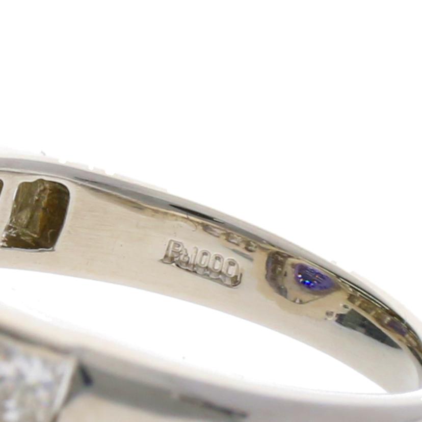 / Pt1000タンザナイトダイヤリング2.86/D1.28ct//Aランク/75