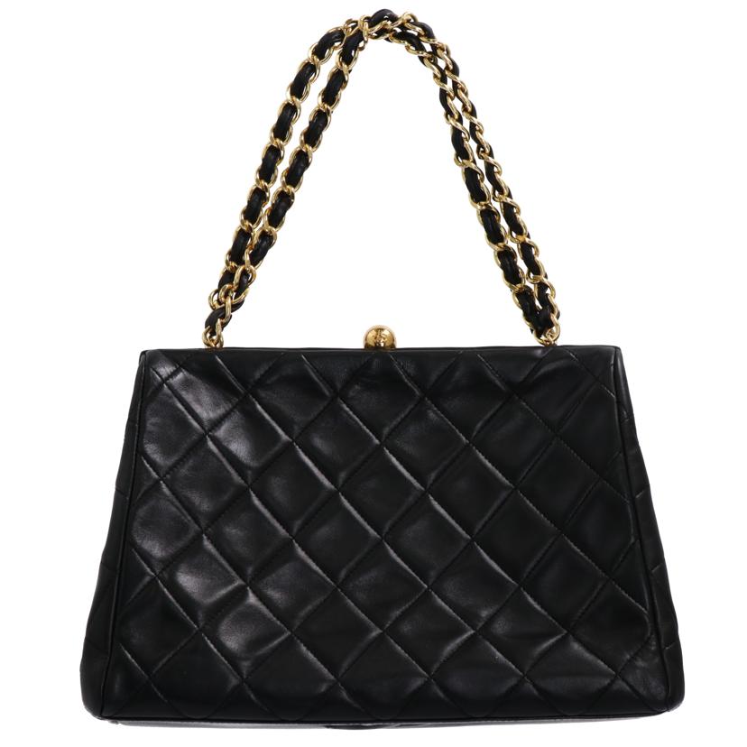 CHANEL シャネル/マトラッセがま口チェーンハンド/ラムスキン//348****/ABランク/75