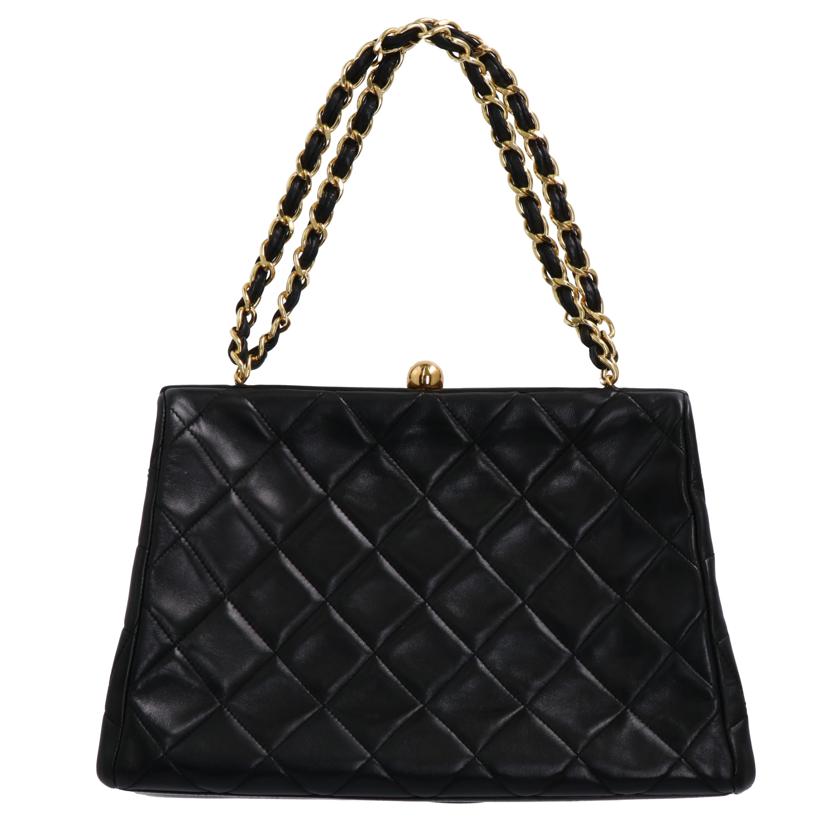 CHANEL シャネル/マトラッセがま口チェーンハンド/ラムスキン//348****/ABランク/75
