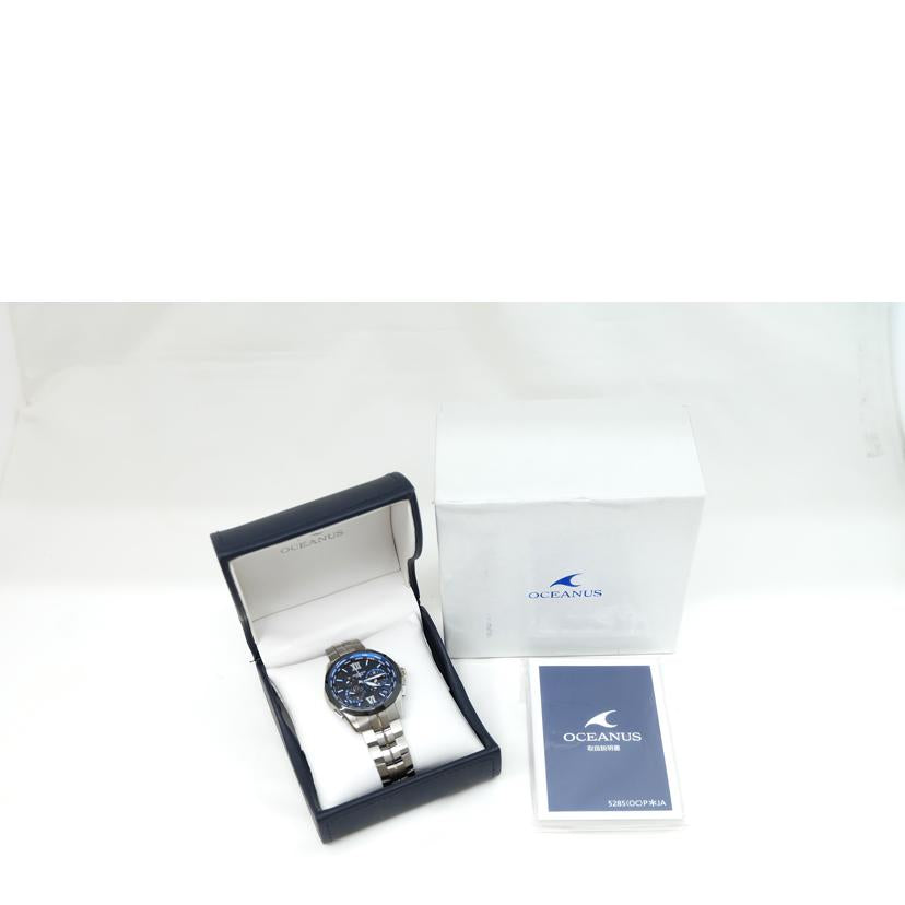 CASIO カシオ/オシアナス・マンタ・チタニウム/電波ソーラー/OCW-S2400D-1AJF//370***/Aランク/71