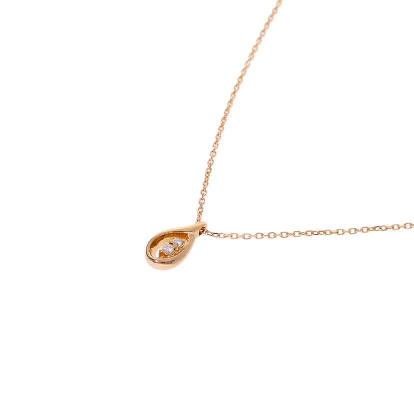 4℃/K18ダイヤネックレス//Aランク/75