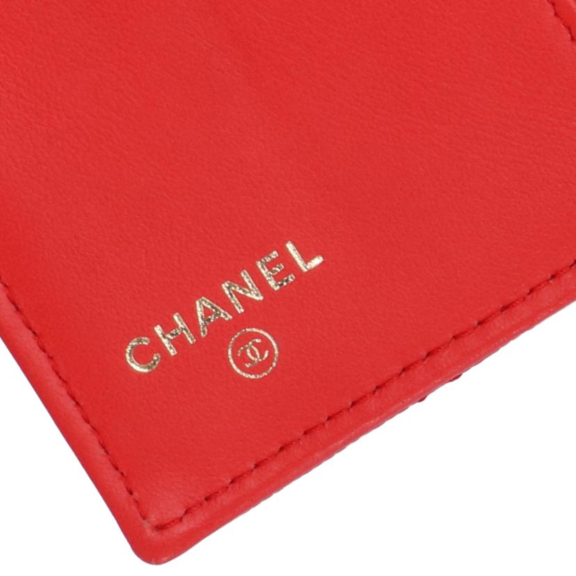 CHANEL CHANEL/ マトラッセキャビアスキンコンパクト財布//273*****/Bランク/75