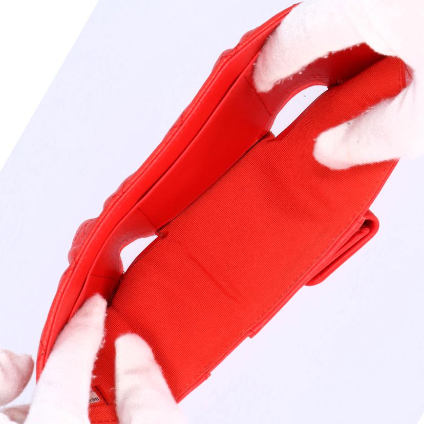 CHANEL CHANEL/ マトラッセキャビアスキンコンパクト財布//273*****/Bランク/75