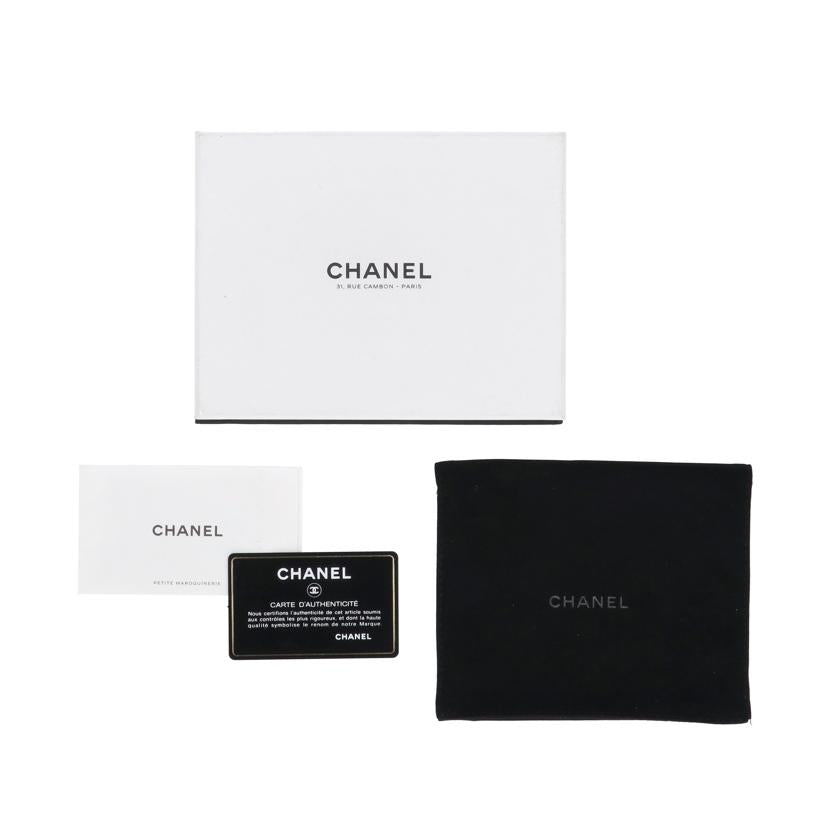 CHANEL CHANEL/ マトラッセキャビアスキンコンパクト財布//273*****/Bランク/75