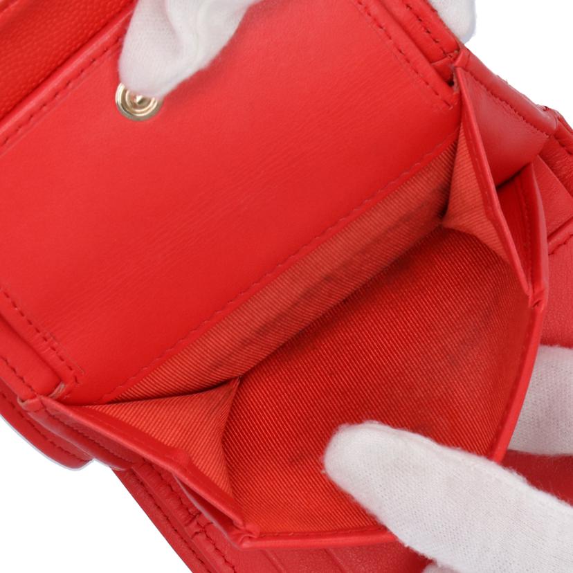 CHANEL CHANEL/ マトラッセキャビアスキンコンパクト財布//273*****/Bランク/75