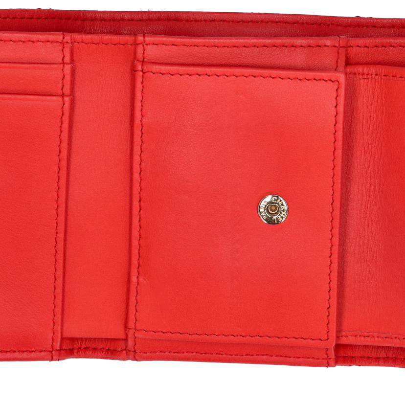 CHANEL CHANEL/ マトラッセキャビアスキンコンパクト財布//273*****/Bランク/75