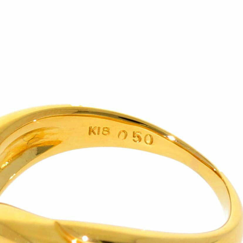 / K18ダイヤリング 0.50ct//Aランク/75