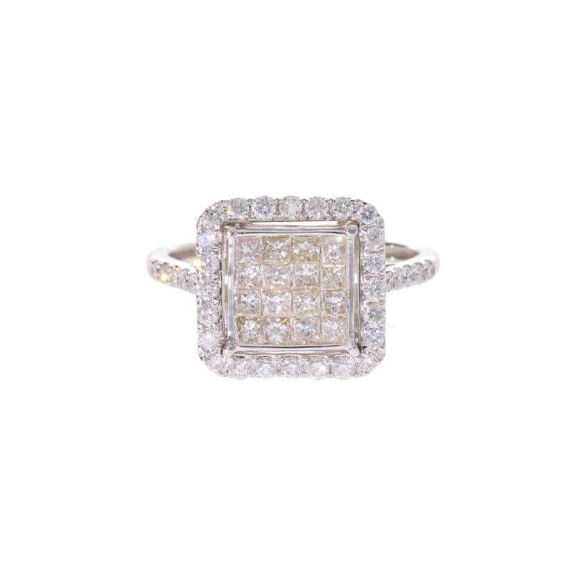 / K18WGダイヤリング 1.00ct//Aランク/75