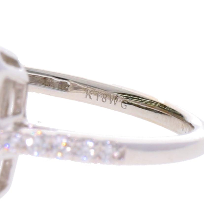 / K18WGダイヤリング 1.00ct//Aランク/75