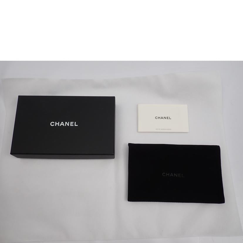 CHANEL CHANEL/キャビアスキン ココマーク三つ折り財布//265*****/Aランク/62