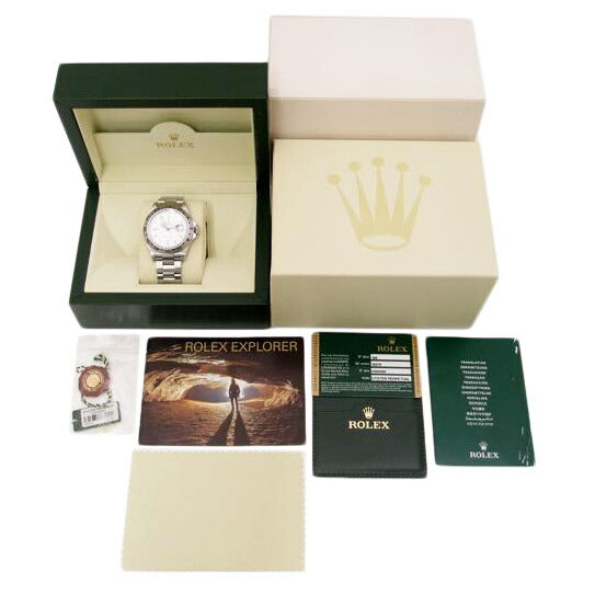 ROLEX ロレックス 腕時計 2009年頃製造 新品仕上済 ルーレット 自動巻き ホワイト/エクスプローラーII/白文字盤/V番/16570//V550364(2009)/SAランク/69