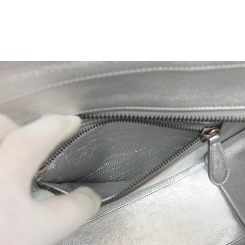 CELINE セリーヌ レザーハンドバッグ/ラゲージマイクロショッパー/ラミネーテッドラムスキン/ハンドバッグ/189793BED//S-C******/ABランク/04