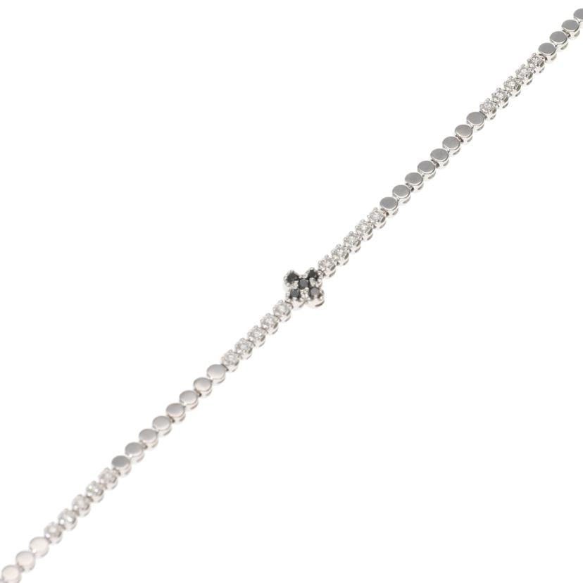 / K18ダイヤネックレス0.36/D0.07ct//Aランク/75
