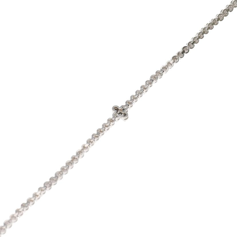 / K18ダイヤネックレス0.36/D0.07ct//Aランク/75