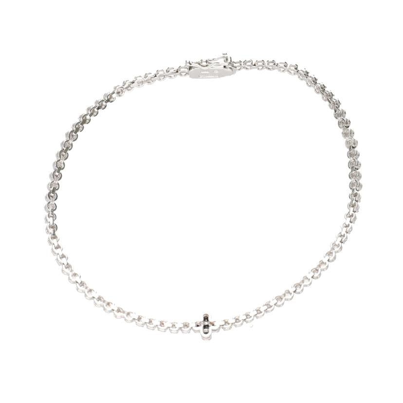 / K18ダイヤネックレス0.36/D0.07ct//Aランク/75