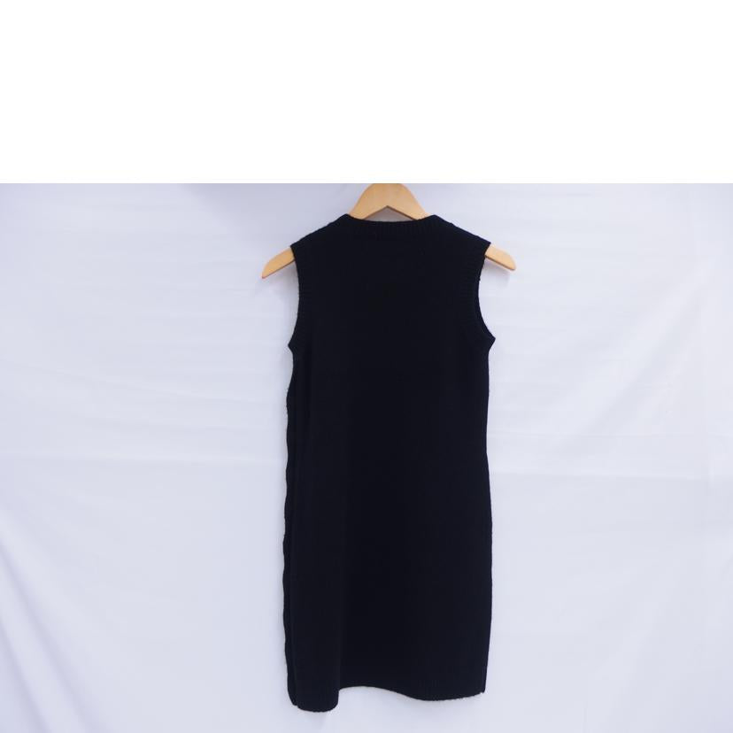 CHANEL/CHANEL サイドボタンニットワンピース //Bランク/82