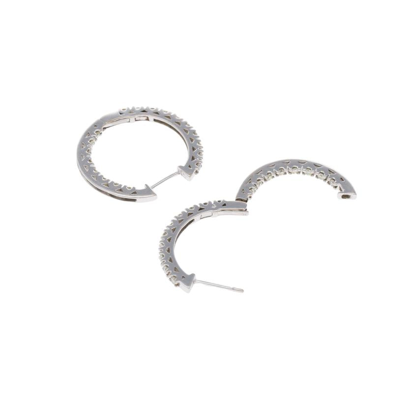 / K18WGダイヤピアス0.25ctx2//Aランク/75