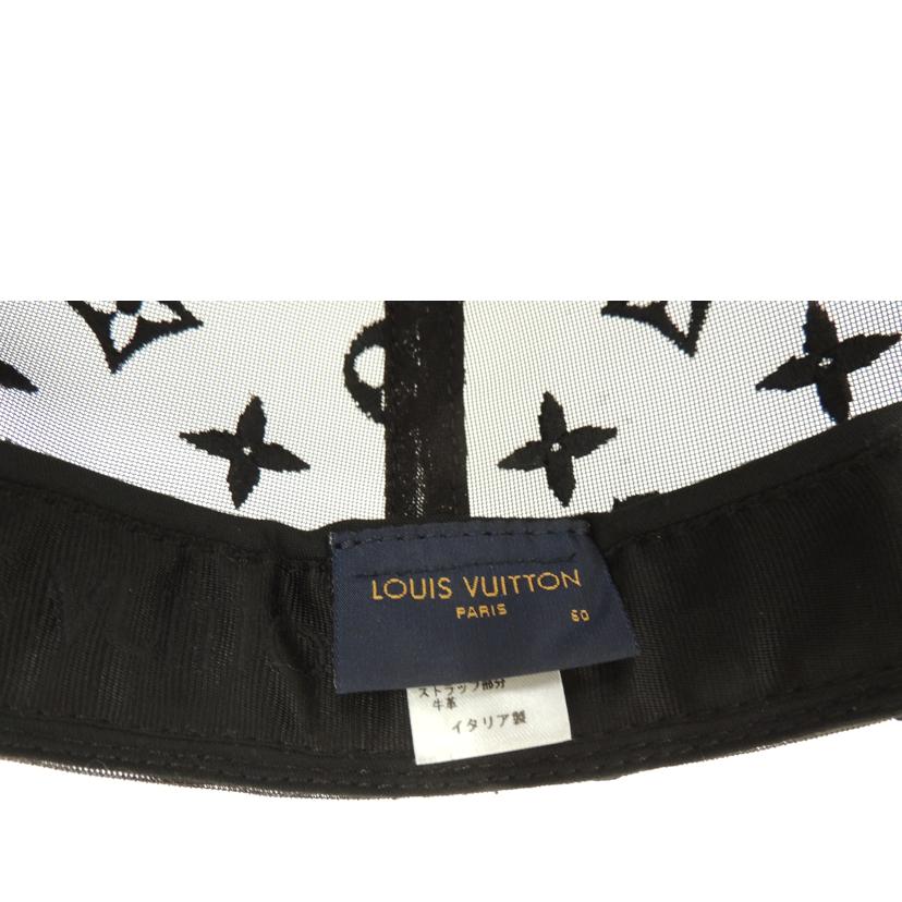 LOUIS VUITTON ルイ・ヴィトン 帽子 キャップ モノグラム コットン メンズ/キャスケット・メッシュLVメッセージ/MP3118//NX0261/SAランク/69