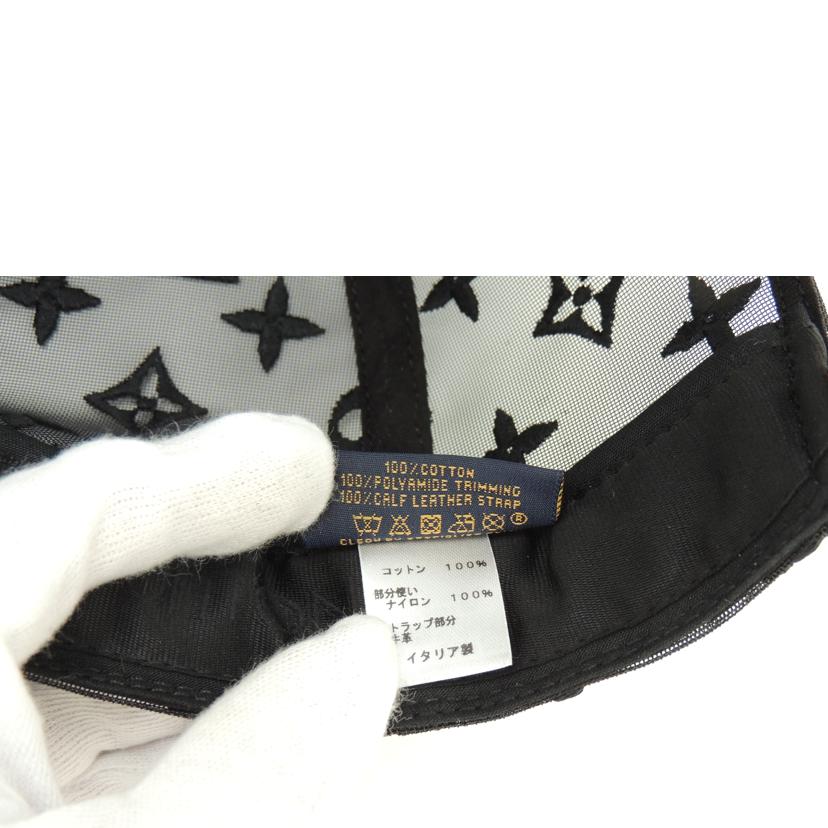 LOUIS VUITTON ルイ・ヴィトン 帽子 キャップ モノグラム コットン メンズ/キャスケット・メッシュLVメッセージ/MP3118//NX0261/SAランク/69