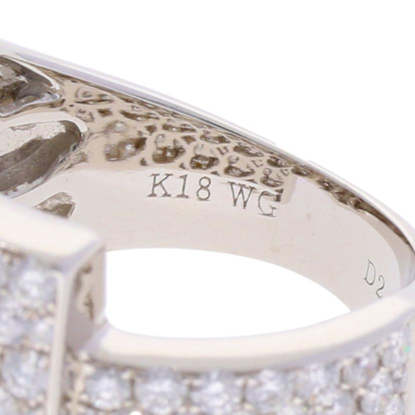 / K18WGダイヤリング 2.83ct//Aランク/75