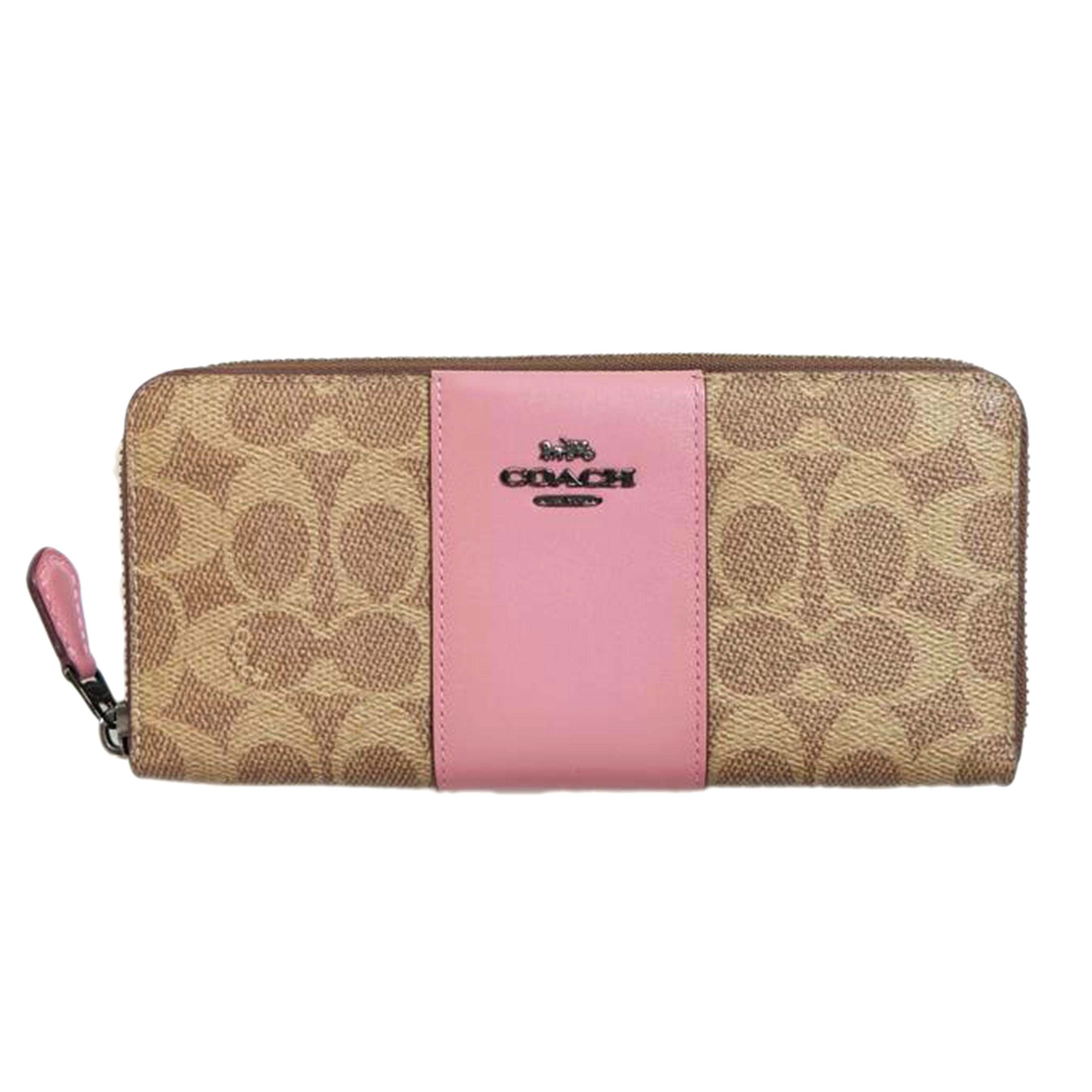 COACH コーチ/カラーブロックスリムシグネチャーアコーディオンジップ/73739//F1983/Aランク/71