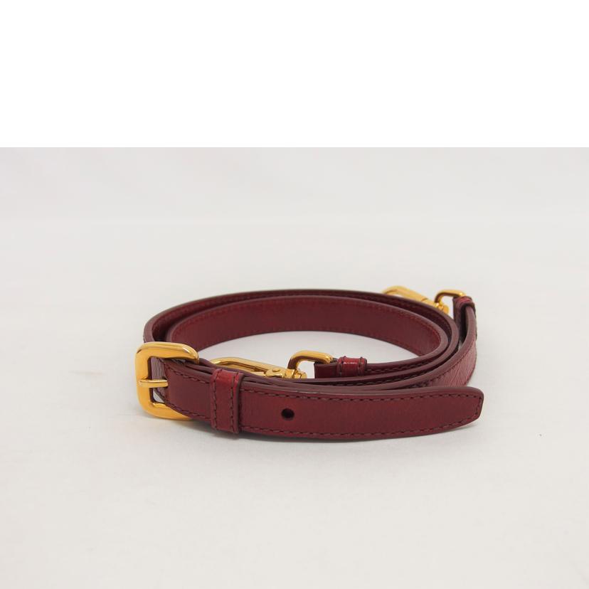 PRADA プラダ ミニボストンバッグ ショルダーバッグ/ヴィッテロ シャイン/2WAYハンドバッグ/レッド/BL0821//208/ABランク/04