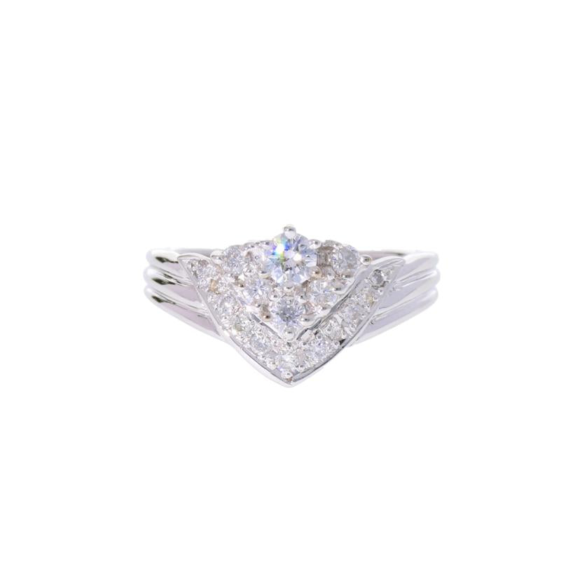 / タサキ/Pt900ダイヤリング 0.43ct/1//Aランク/75