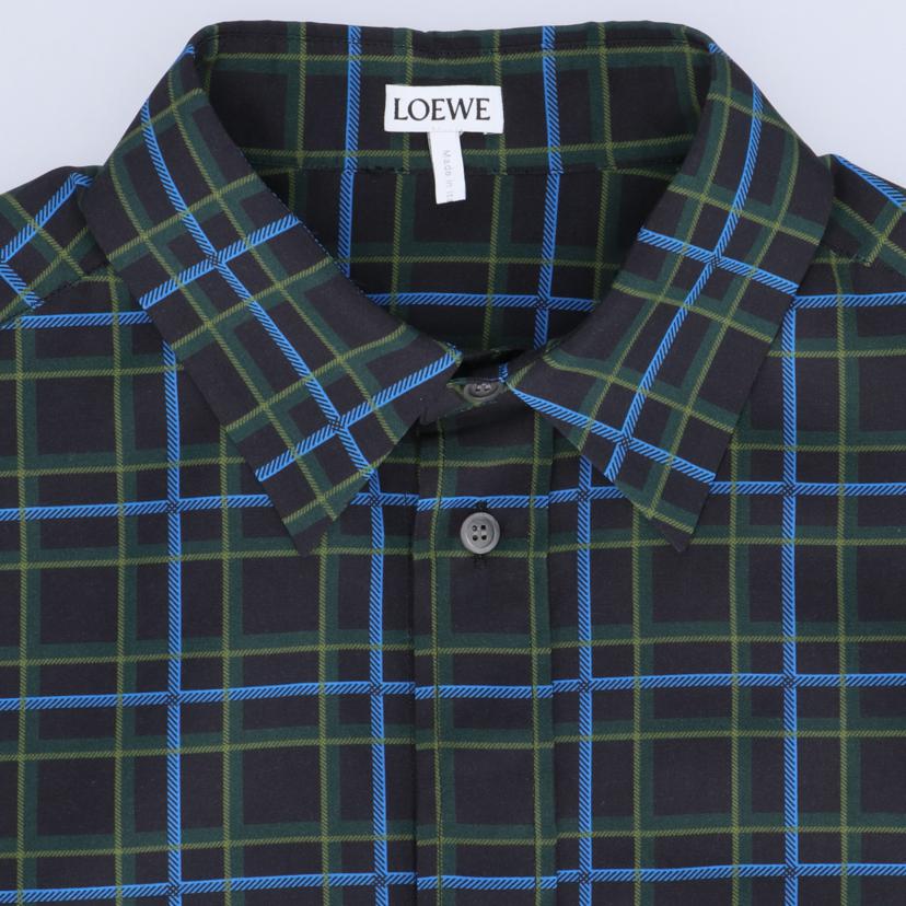 LOEWE ロエベ/アナグラムスタンプシャツ/シルク×コットン/H526Y05W77//サイズ:38/SAランク/91