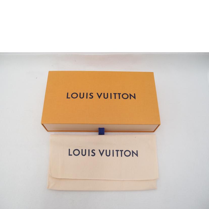 LOUIS VUITTON ルイヴィトン ビトン ラウンドファスナー長財布 紺 レディース メンズ/ポルトフォイユ・クレマンス/アンプラント/マリーヌルージュ/M69415//Aランク/69
