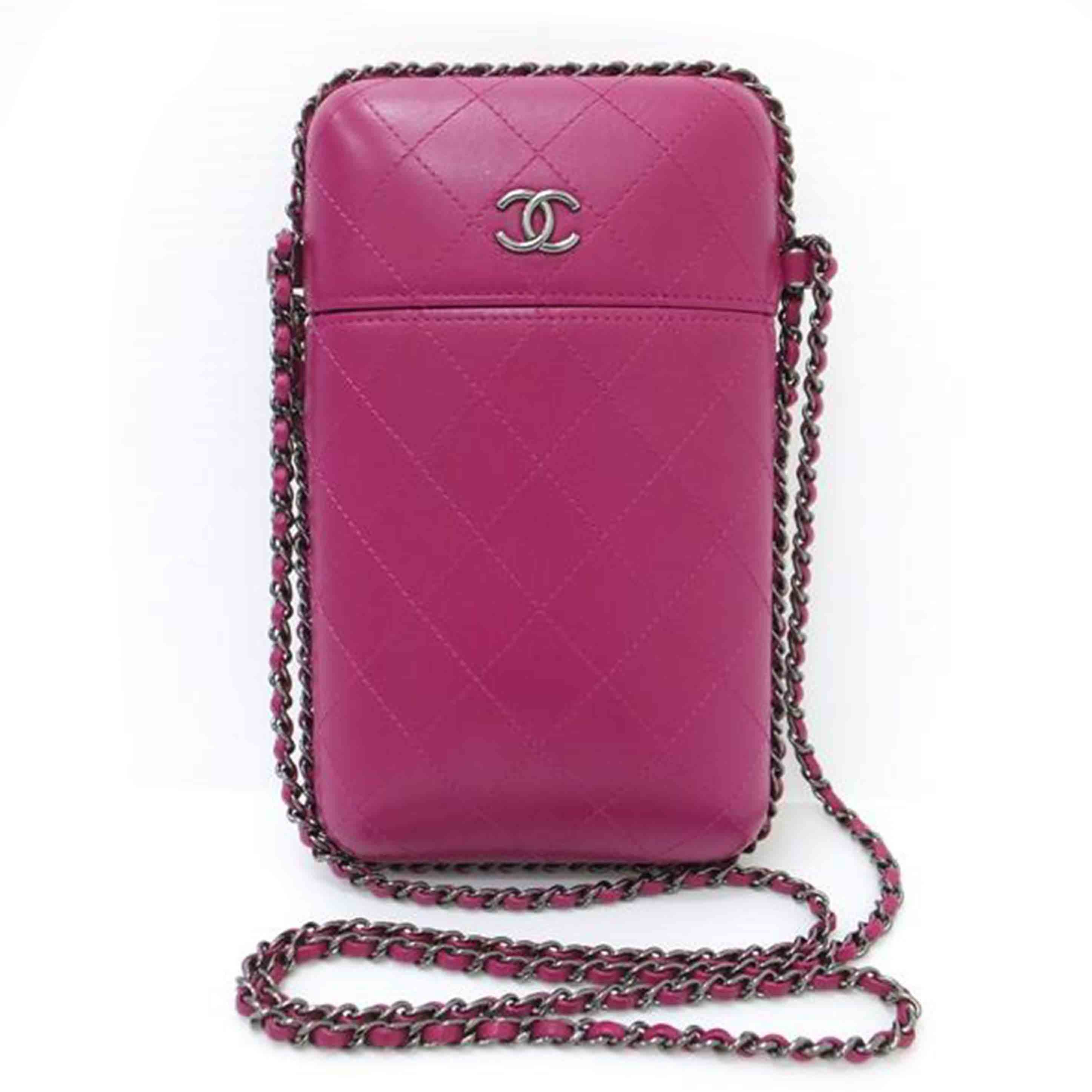 CHANEL シャネル/マトラッセチェーンショルダー/スマホケース//290*****/ABランク/88