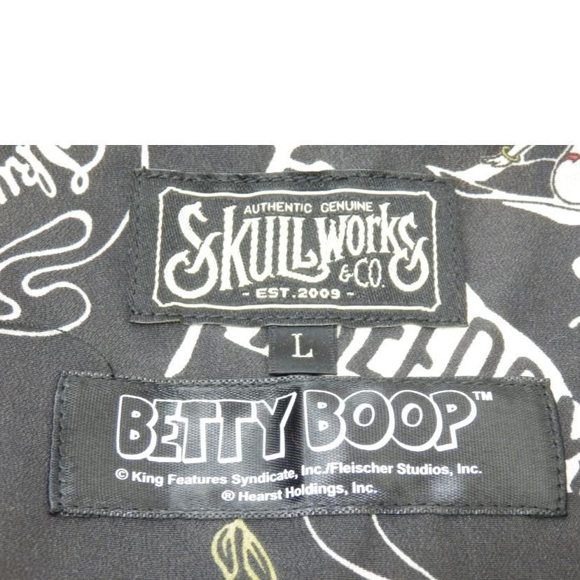 SKULL WORKS スカルワークス/BETTY BOOPアロハシャツ//ABランク/88