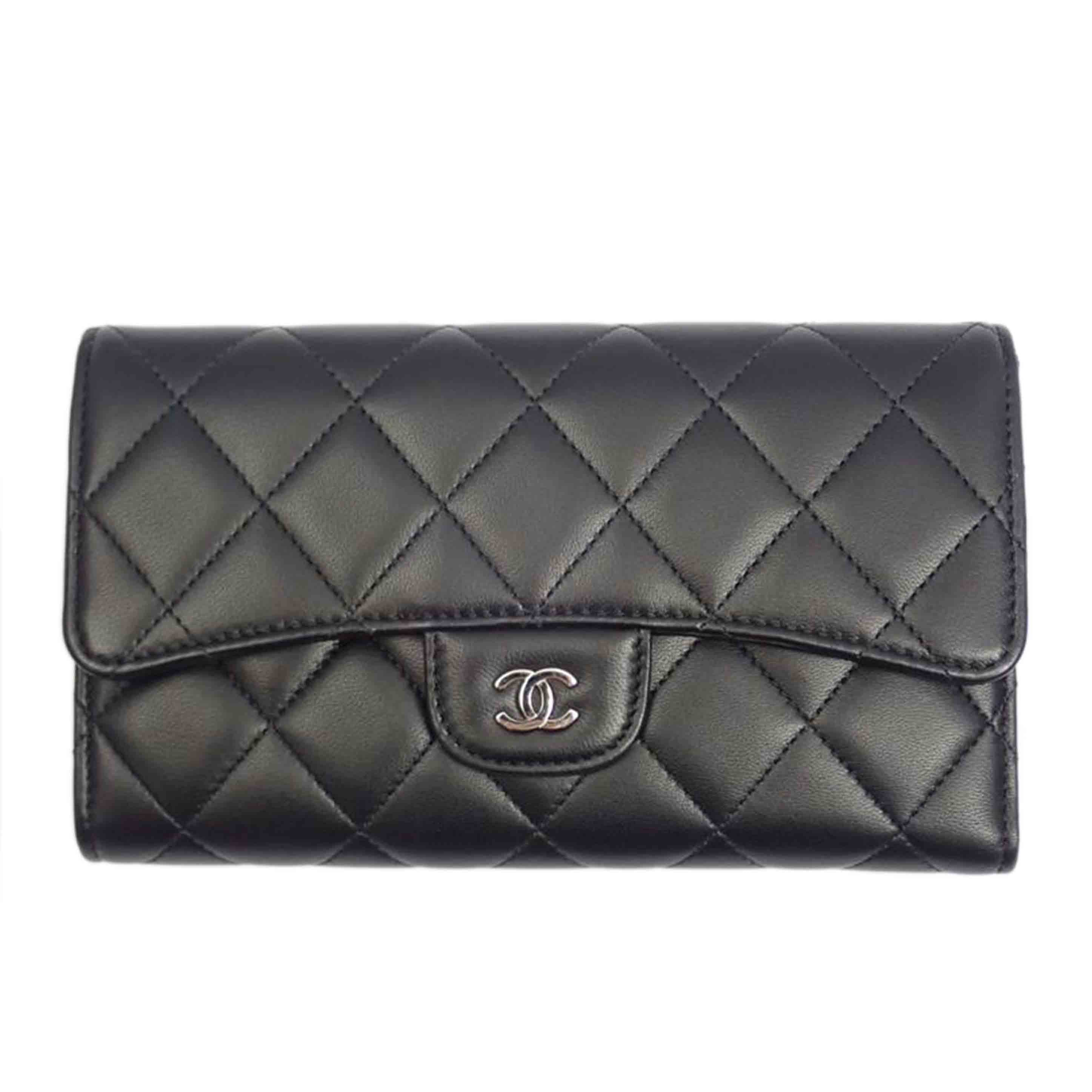 CHANEL CHANEL/マトラッセ三つ折り長財布//152*****/ABランク/62