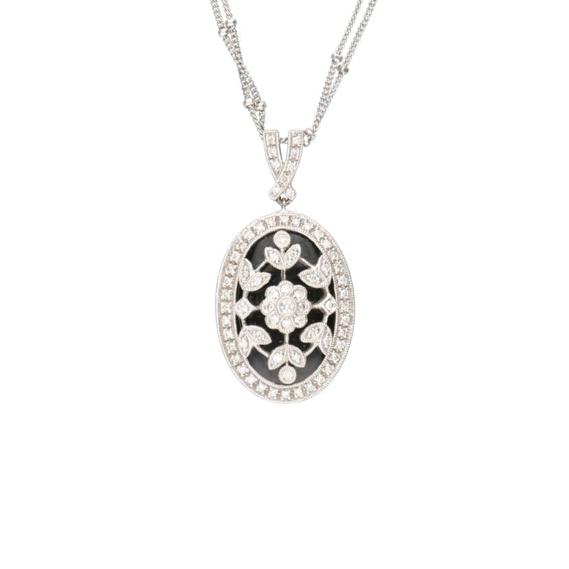 / K18WGダイヤネックレス 0.50ct//Aランク/75