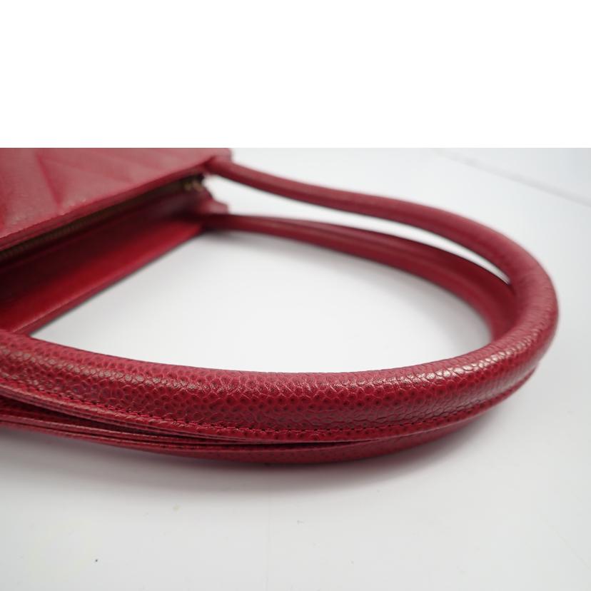 CHANEL シャネル/キャビアスキンVステッチフリンジハンド//2558237/Aランク/62