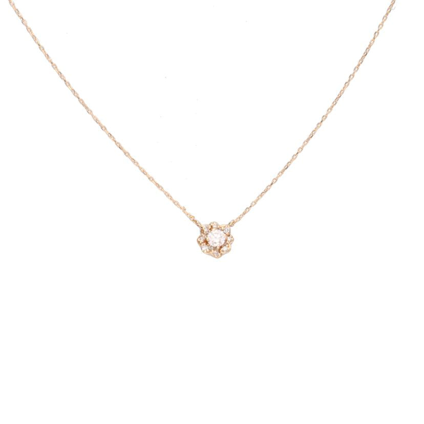 / K18ダイヤネックレス 0.15ct//Aランク/75