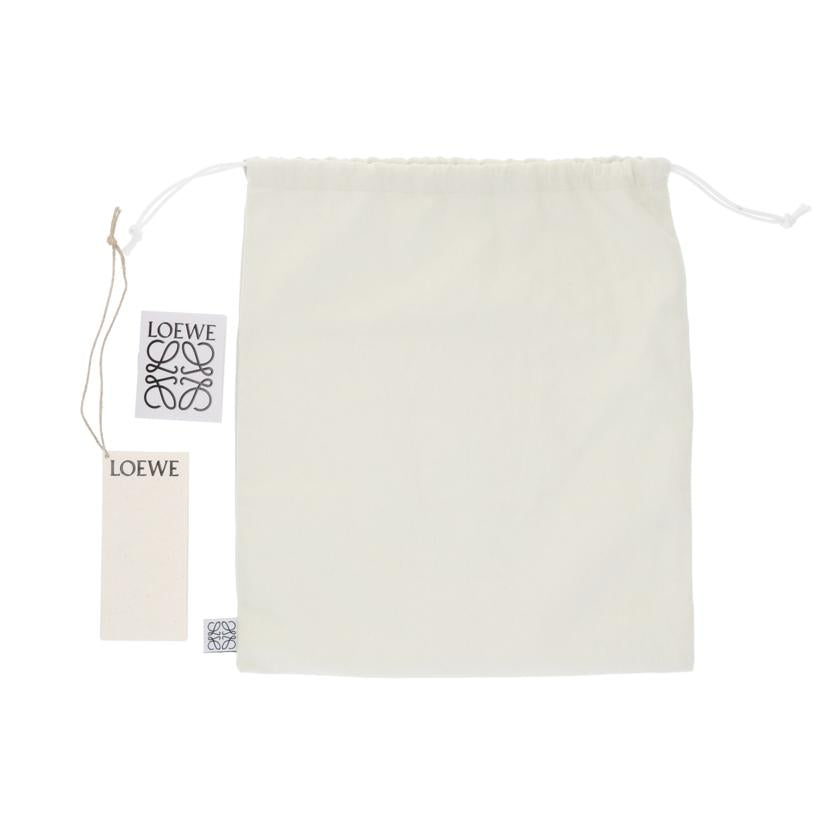 LOEWE ロエベ/アナグラムレザートリムラフィアミニトート//SAランク/75