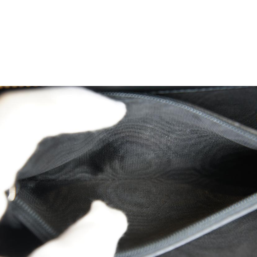 GUCCI グッチ/GGマイクログッチシマレザーロングウォレットブラック/449364-1000//214*/SAランク/92