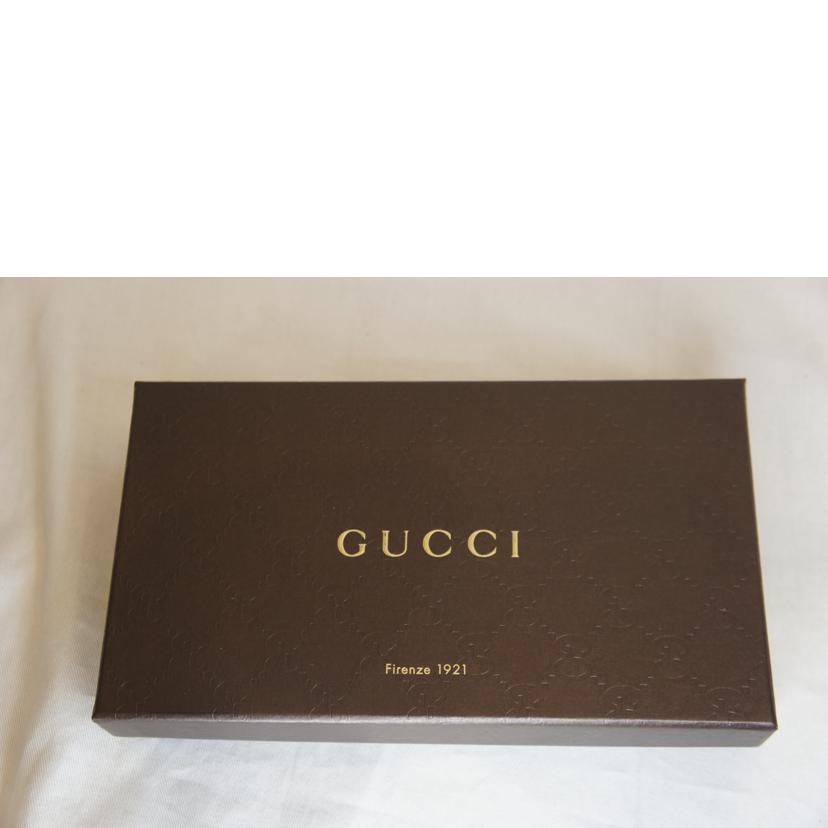 GUCCI グッチ/GGマイクログッチシマレザーロングウォレットブラック/449364-1000//214*/SAランク/92