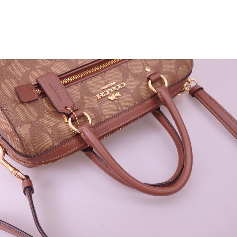 COACH コーチ/シグネチャー2WAYショルダーバッグ/F83607//L19**/Aランク/76