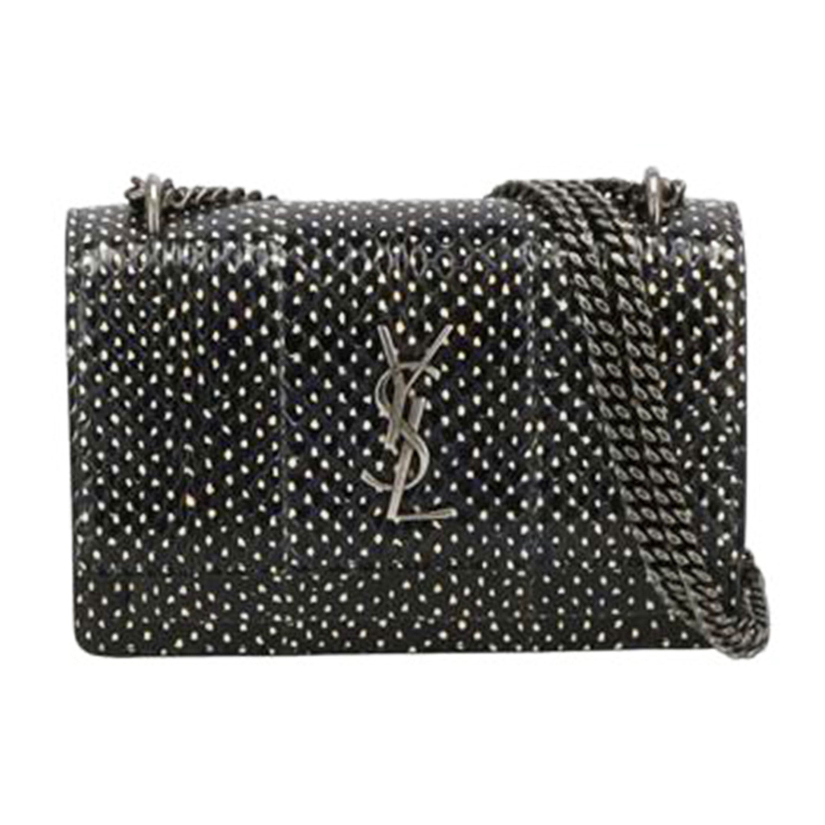 SAINT LAURENT サンローラン/サンセットモノグラムチェーンウォレット/452157//ABランク/75