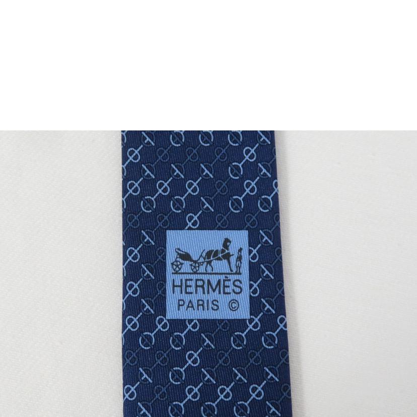HERMES エルメス/CRAVATE TWILL TIE / MARIN/CIEL/BLEU /H606069T 11//Sランク/81