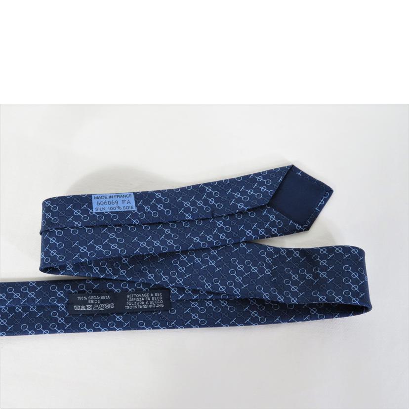 HERMES エルメス/CRAVATE TWILL TIE / MARIN/CIEL/BLEU /H606069T 11//Sランク/81