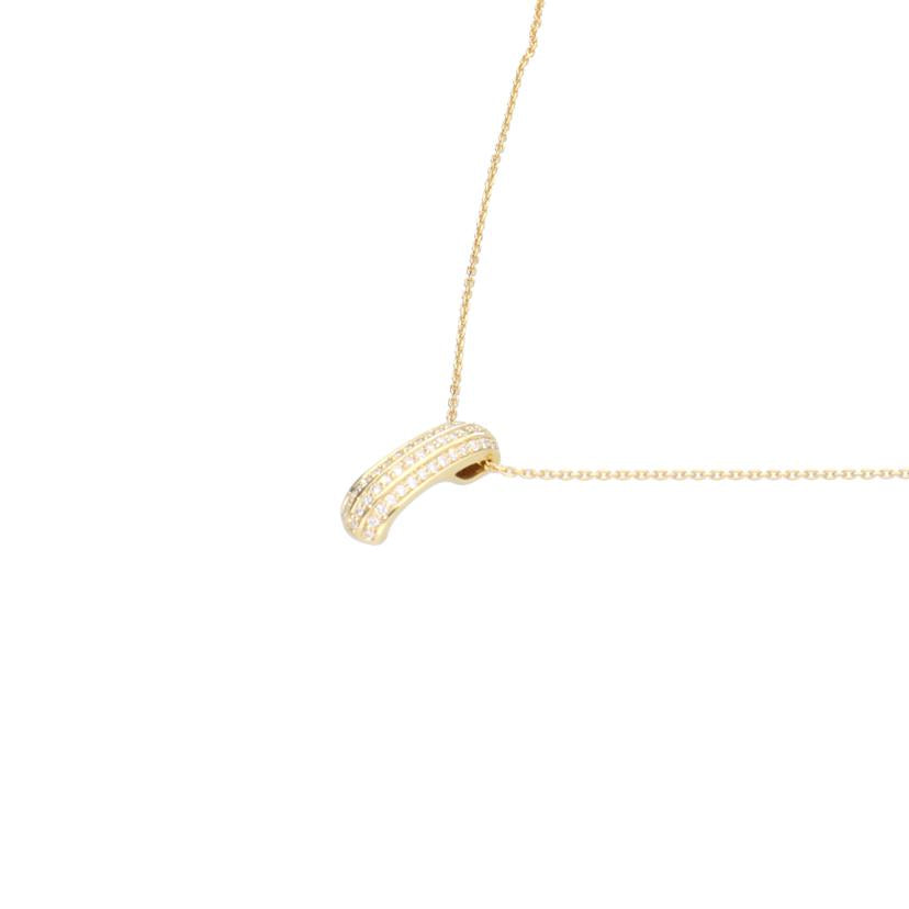 / K18ダイヤネックレス0.21ct//Aランク/75