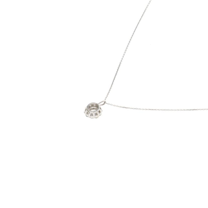 / Pt900/850ダイヤネックレス0.218/0.18ct//Aランク/75