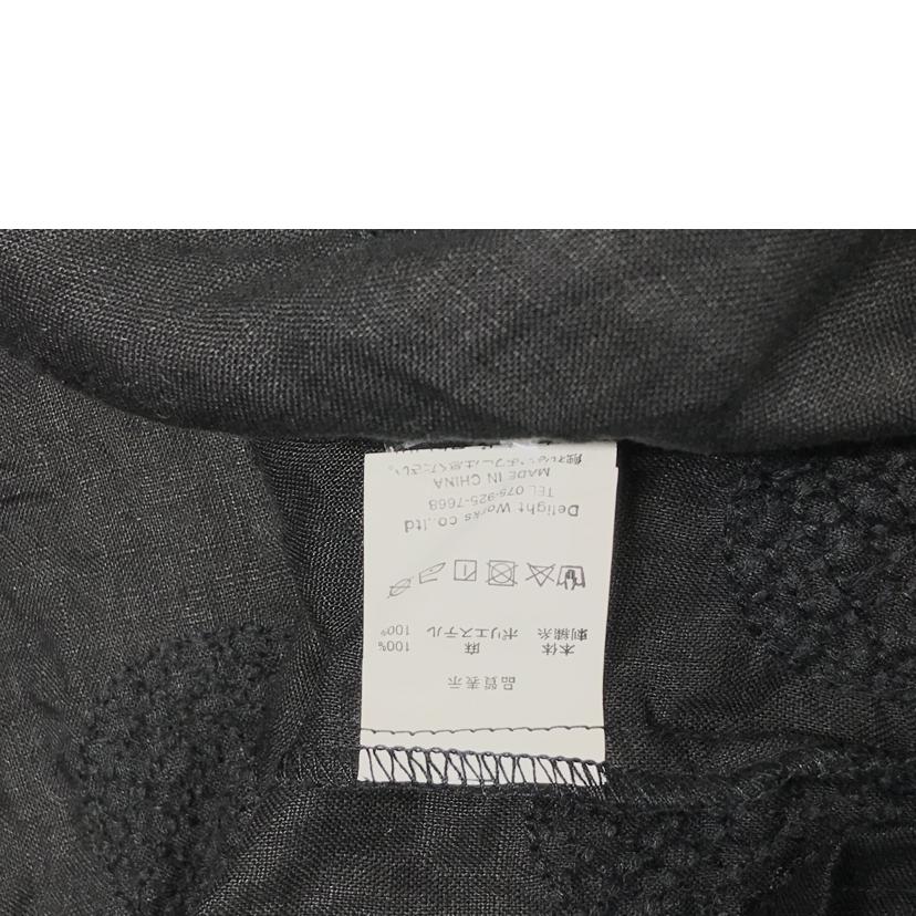 HEAVENLY ヘブンリー/刺繍ドットリネンバックタックワンピース/黒/747206//SAランク/51