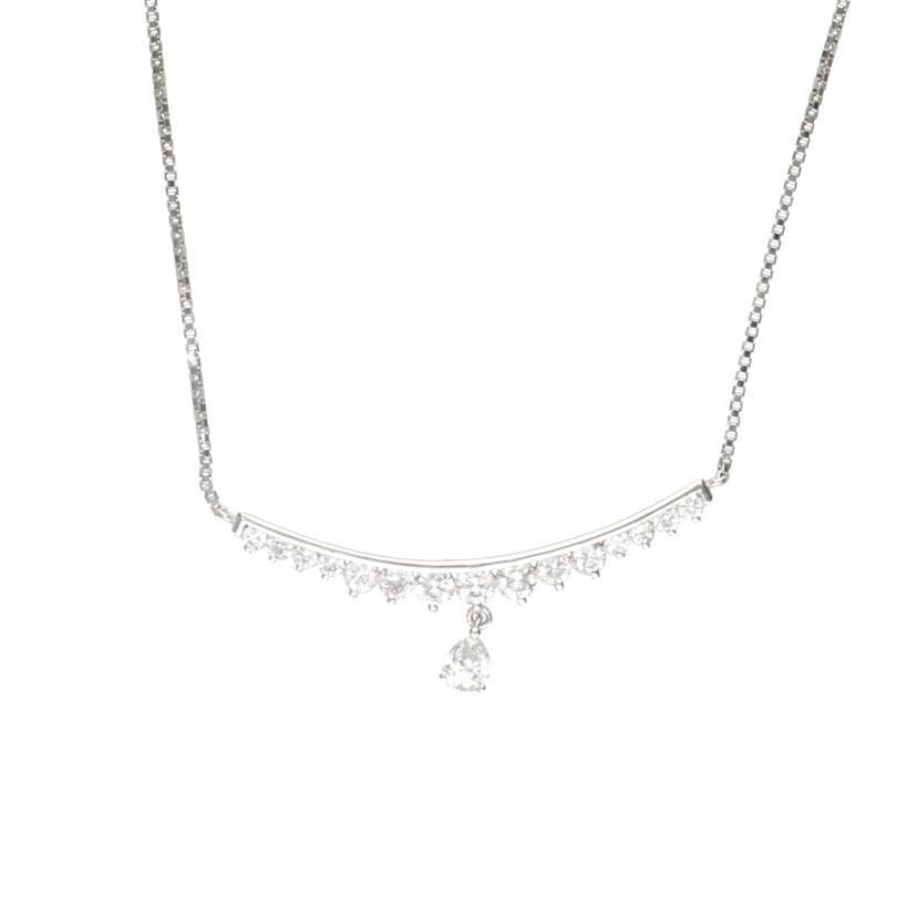 / Pt900/850ダイヤネックレス 1.09ct//Aランク/75
