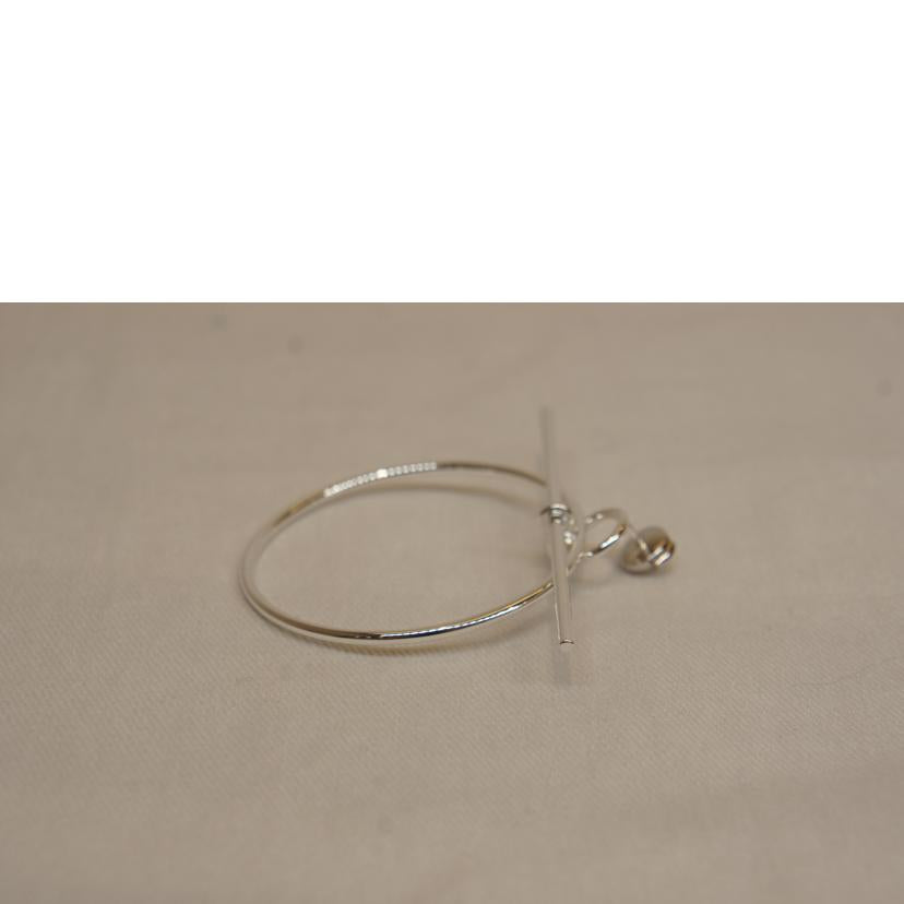 HERMES エルメス/925シルバーSVループピアスMM//☆1979VI/SAランク/92