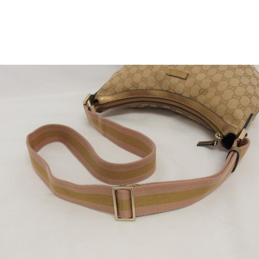 GUCCI グッチ ベージュ ゴールド/GGキャンバス/ショルダーバッグ/181092//002***/ABランク/04