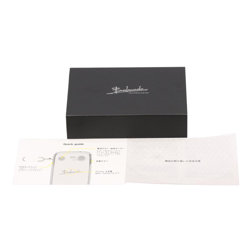 BALMUDA SoftBank バルミューダ/スマートフォン/BALMUDA Phone/A101BM//54499106694/Aランク/62