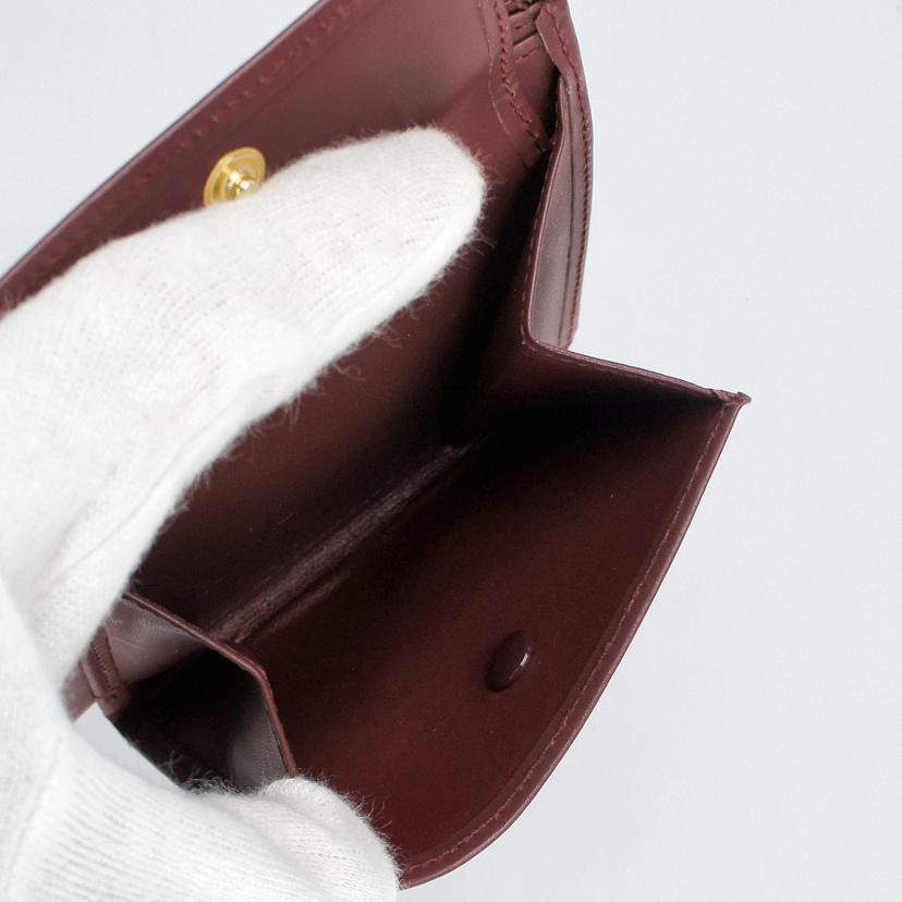 Cartier カルティエ Cartier マストライン二つ折り財布 レディース 小銭入れ/マストライン二つ折り財布//ML0*****/Aランク/75